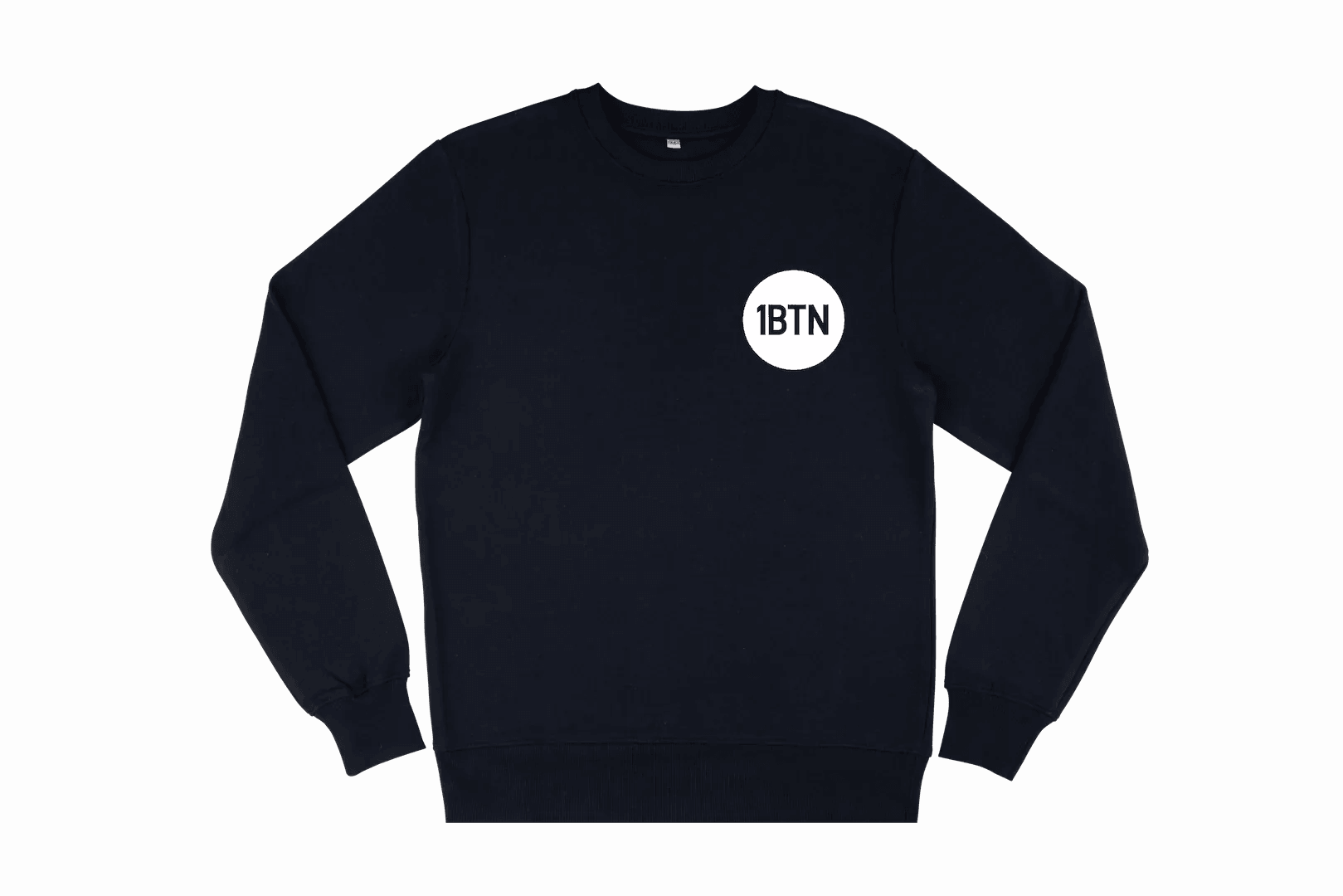 1BTN CHEST LOGO: Sweatshirt Official Merchandise of 1BTN.FM (5 Colour Options) - SOUND IS COLOUR