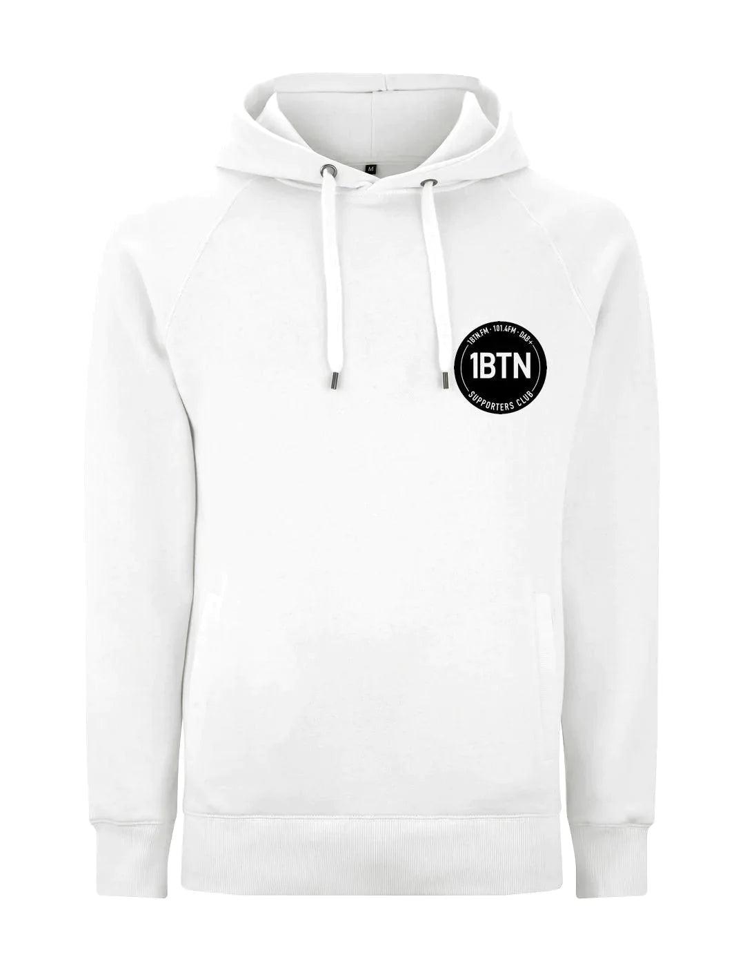 1BTN SUPPORTERS CLUB CHEST LOGO: Hoodie Official Merchandise of 1BTN.FM (5 Colour Options) - SOUND IS COLOUR