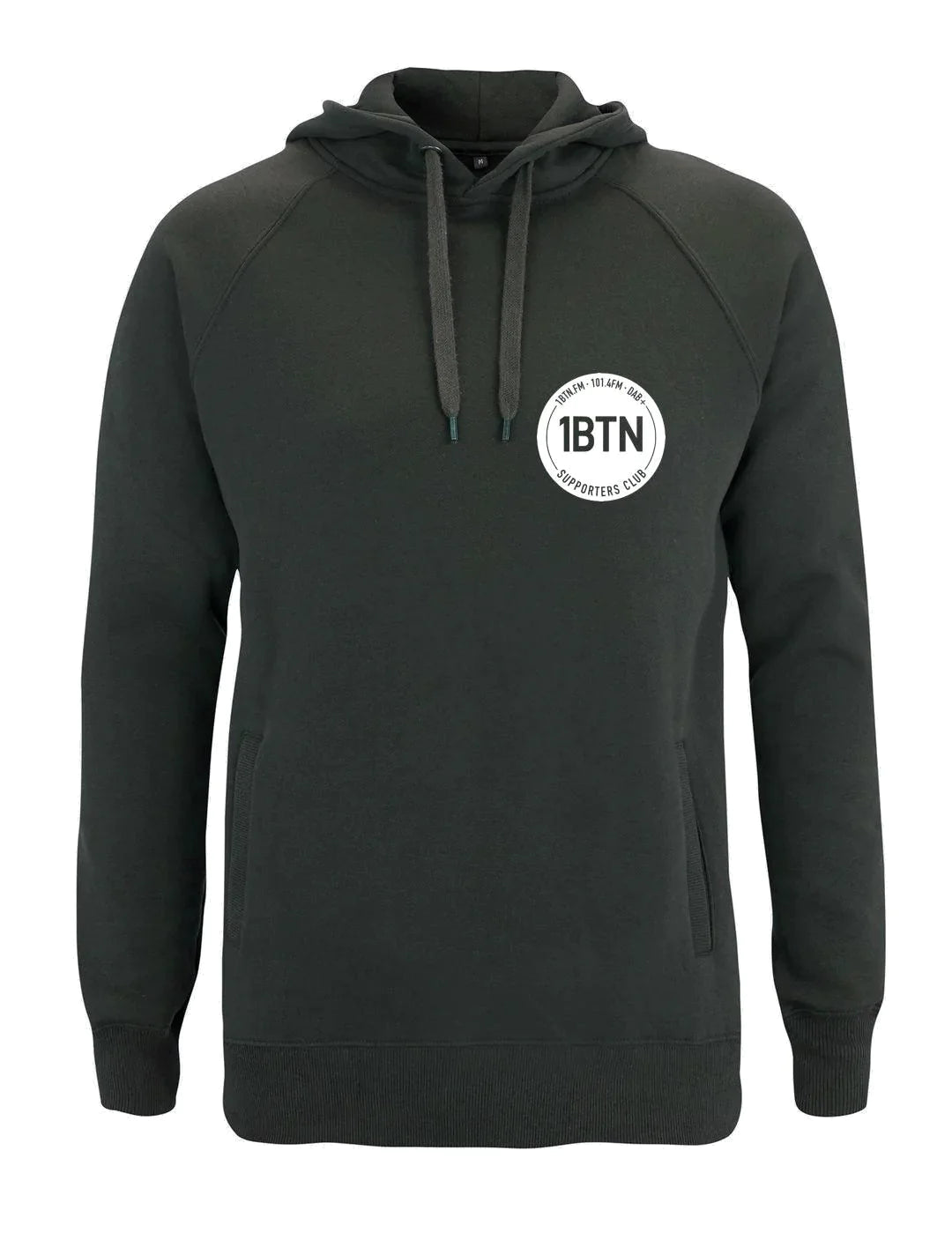 1BTN SUPPORTERS CLUB CHEST LOGO: Hoodie Official Merchandise of 1BTN.FM (5 Colour Options) - SOUND IS COLOUR