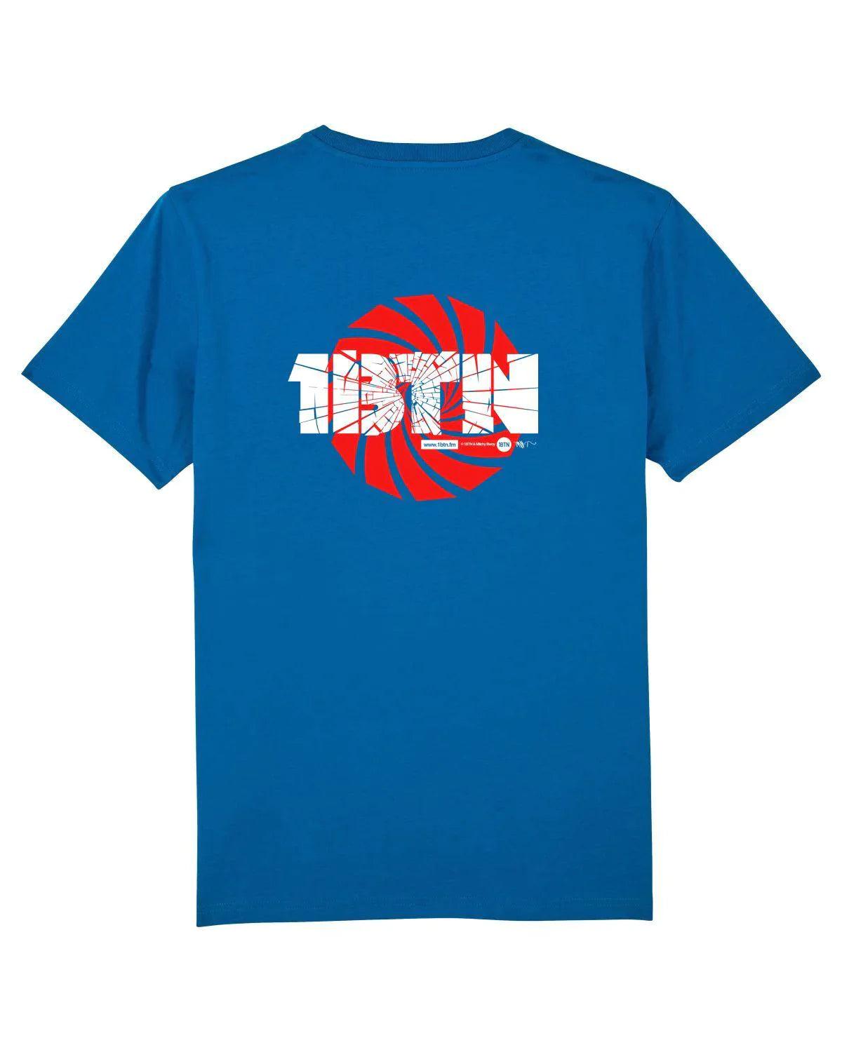 1BTN SWIRL By Mitchy Bwoy: 2 Sided T-Shirt Official Merchandise of 1BTN.FM (5 Colour Options) - SOUND IS COLOUR