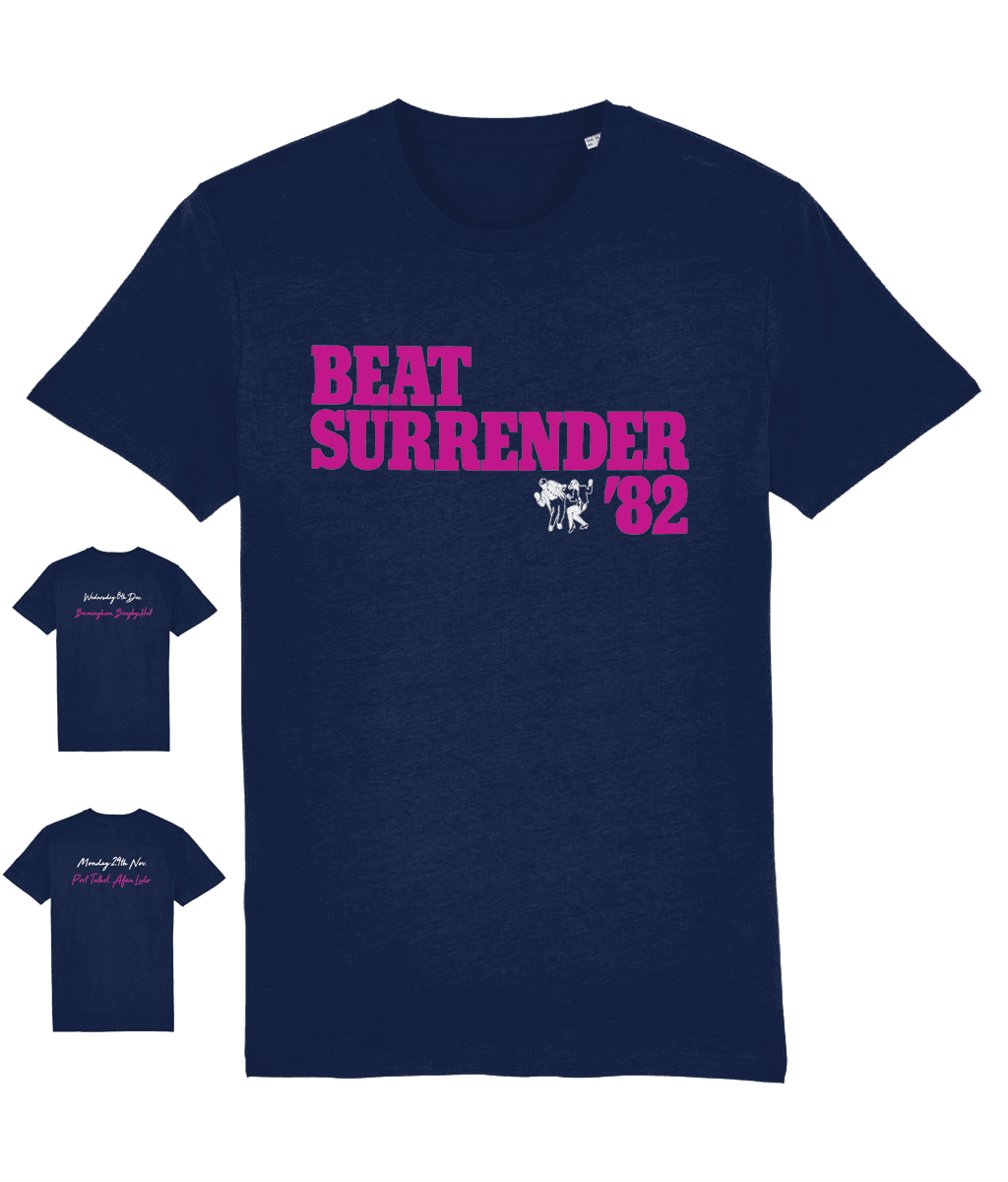 '82: 2-Sided T-Shirt, Choose Venue and Date: Inspired by The Jam and their farewell Beat Surrender Tour. Small to 4XL - SOUND IS COLOUR