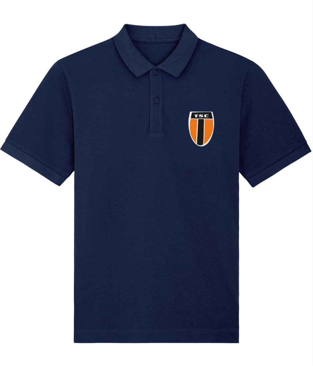 TSC BLAZER BADGE: Navy Embroidered Polo Inspired by The Style Council. Small to 4XL