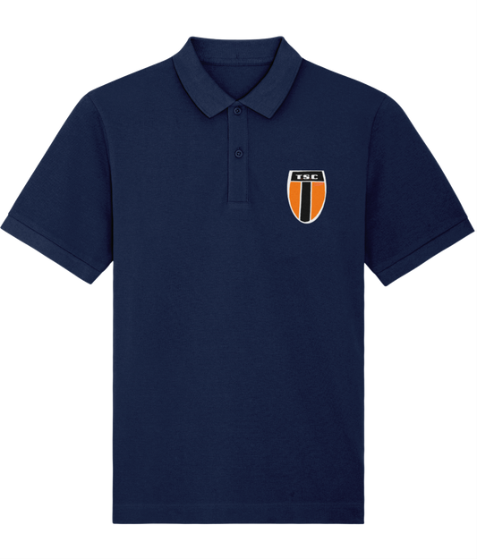 TSC BLAZER BADGE: Navy Embroidered Polo Inspired by The Style Council. Small to 4XL