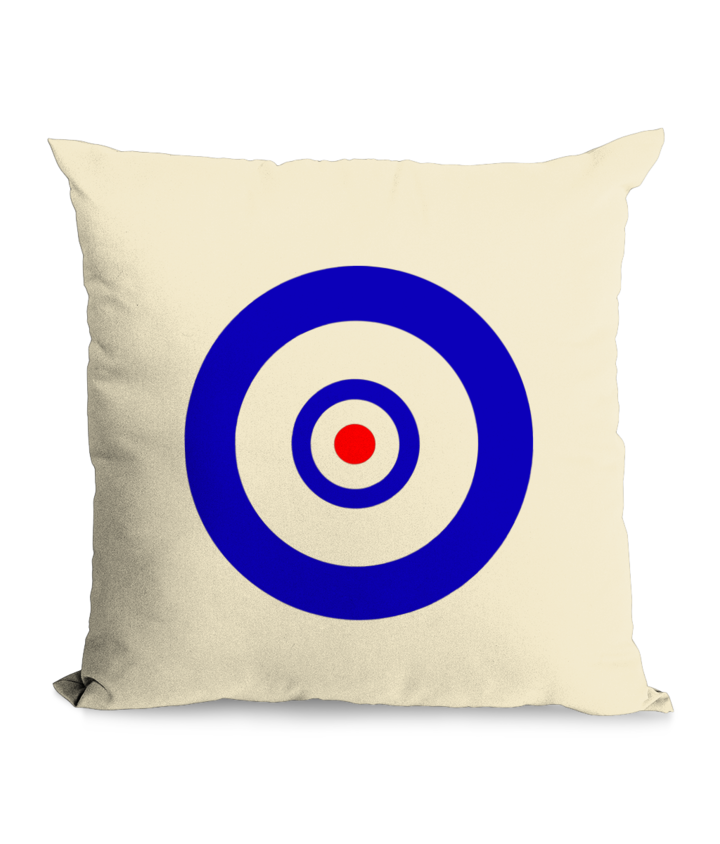 DOUBLE TARGET: Throw Cushion Inspired by Mod and Pop-Art