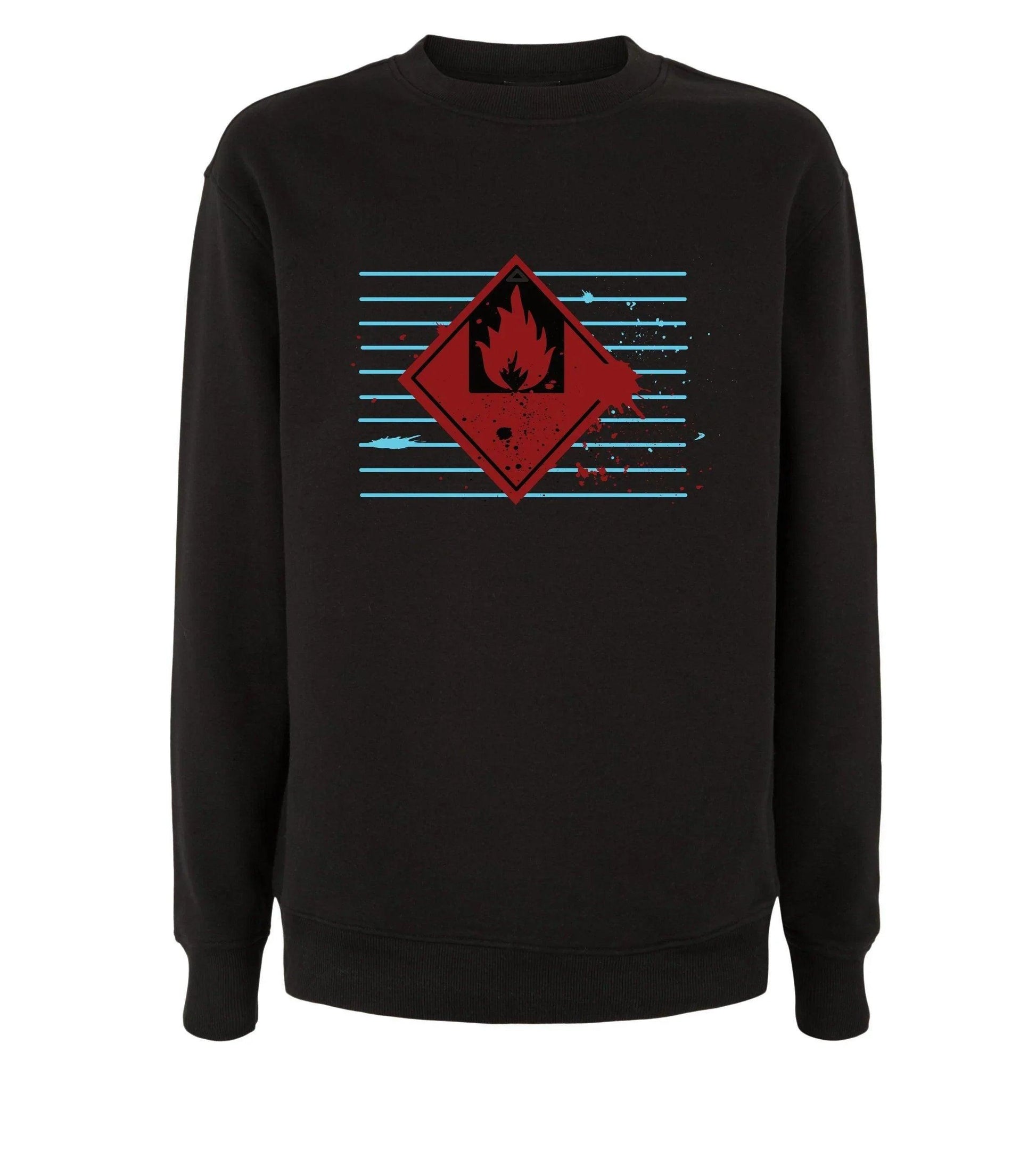 BLUE LINES - Sweatshirt Inspired by Massive Attack - SOUND IS COLOUR