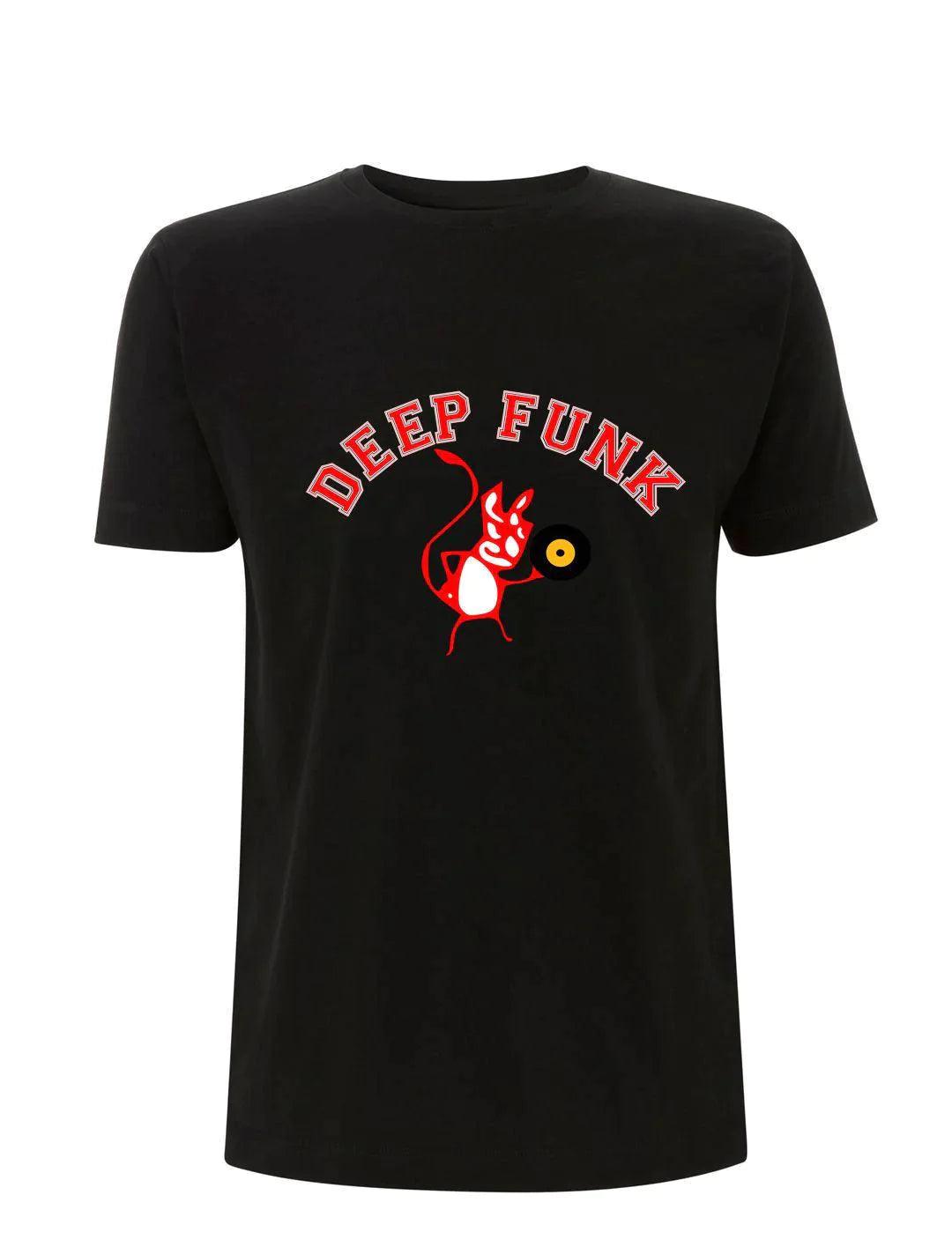 DEEP FUNK DEVIL (Many Colours): Official Keb Darge T-Shirt - SOUND IS COLOUR