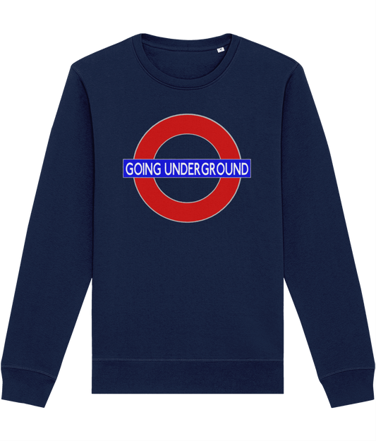 GOING UNDERGROUND Sweatshirt Inspired by The Jam and London Small to 4XL - SOUND IS COLOUR