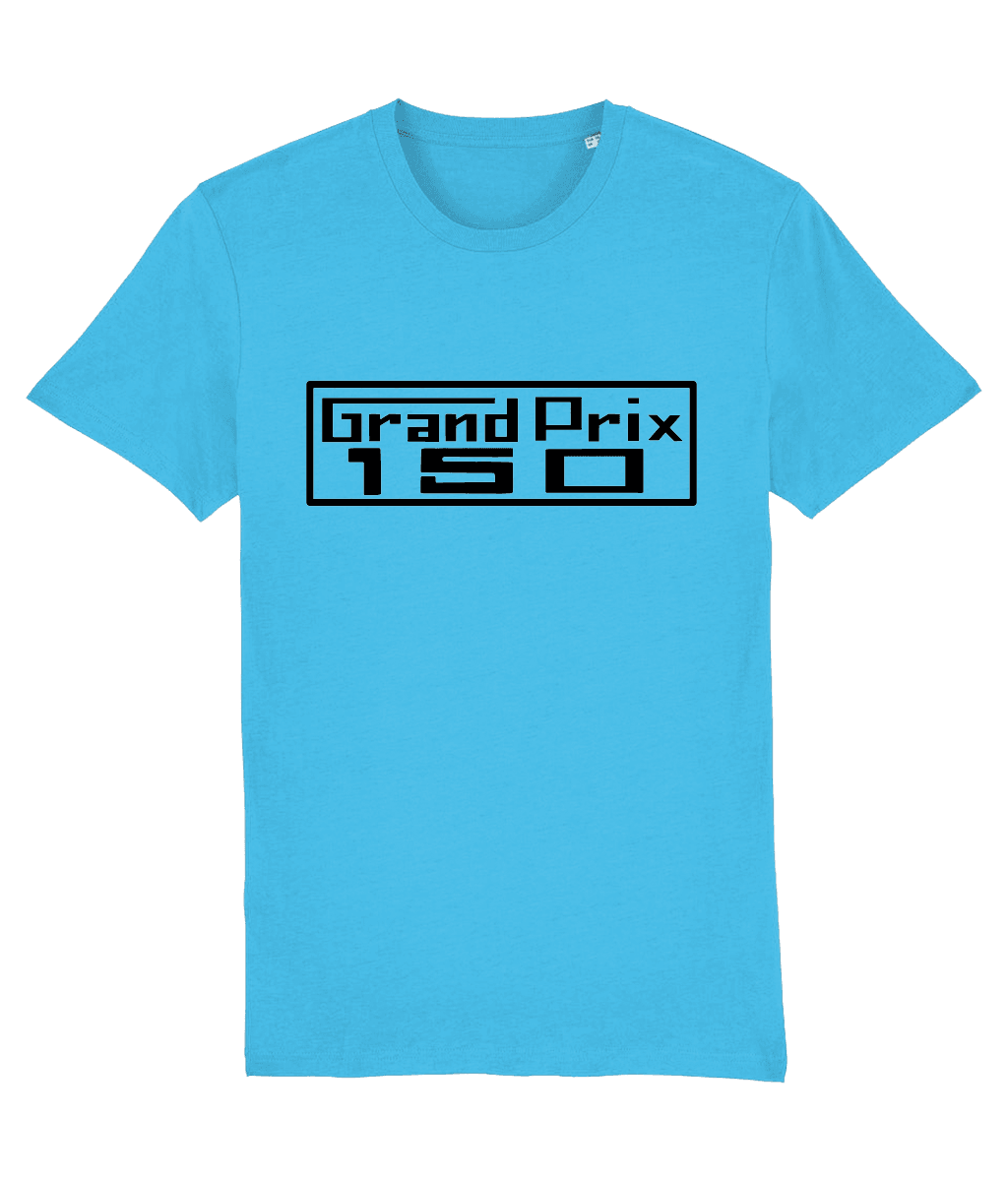 GRAND PRIX 150: T-Shirt Inspired by Classic Lambretta Scooters (5 Lambretta Colour Options) Small to 3XL - SOUND IS COLOUR