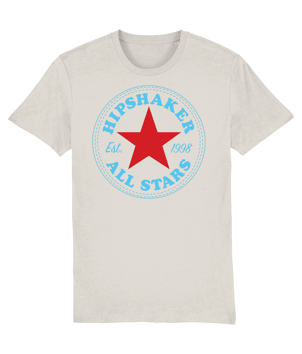 HIPSHAKER ALL STARS RED: T-Shirt Official Merchandise of Hipshaker (3 Colour Options) - SOUND IS COLOUR