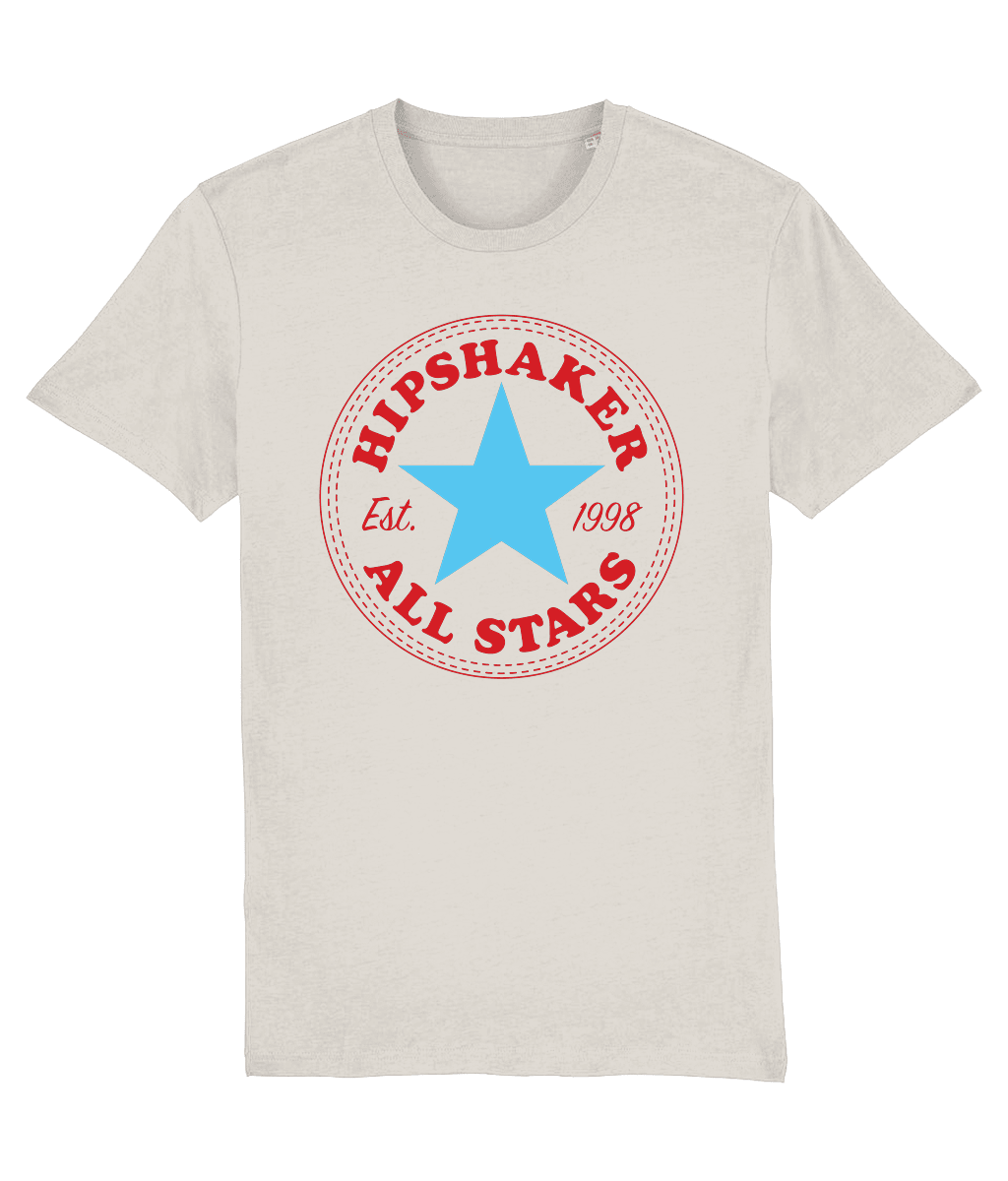 HIPSHAKER ALL STARS SKY: T-Shirt Official Merchandise of Hipshaker (3 Colour Options) - SOUND IS COLOUR
