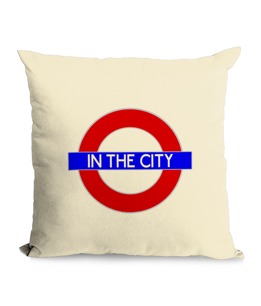 IN THE CITY: Throw Cushion Inspired by The Jam and London - SOUND IS COLOUR