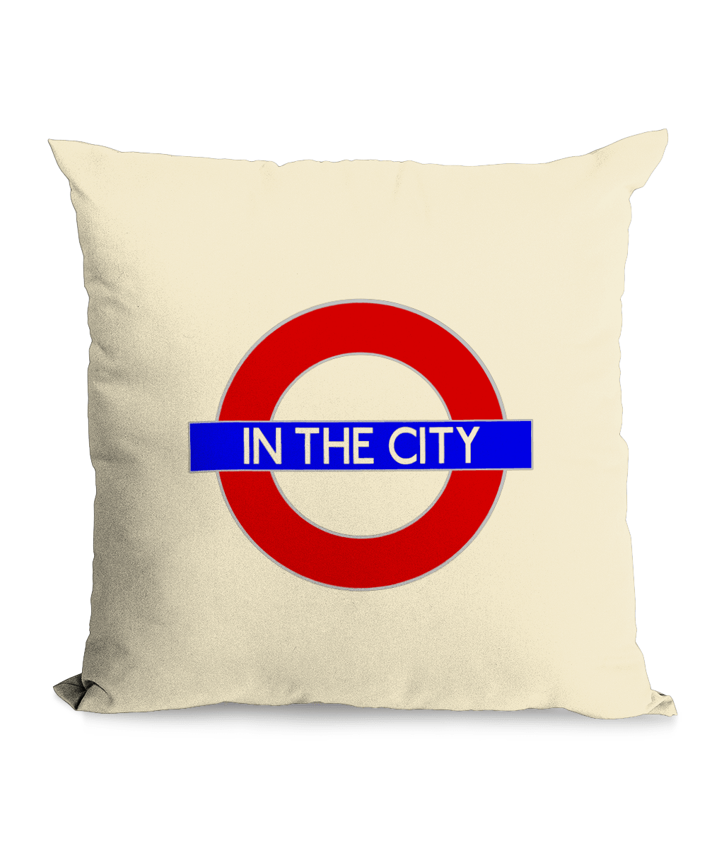 IN THE CITY: Throw Cushion Inspired by The Jam and London - SOUND IS COLOUR