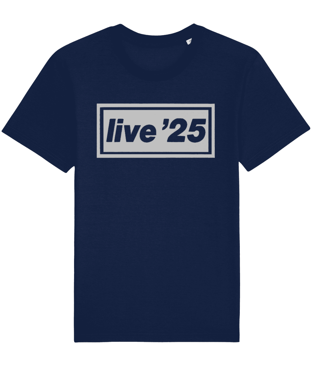 LIVE 25: LONDON & MANCHESTER VENUE AND DATE ON REAR: 2-Sided T-Shirt Inspired by Oasis - SOUND IS COLOUR