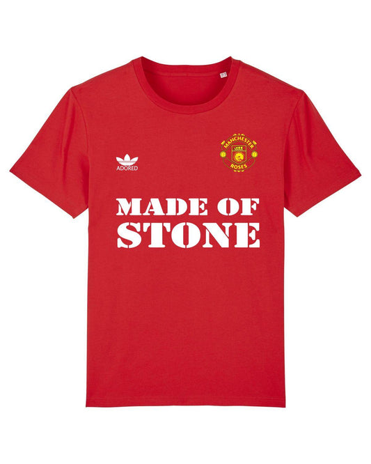 MANCHESTER ROSES (Red Version): T-Shirt Inspired by The Stone Roses & Football. Small to 4XL - SOUND IS COLOUR