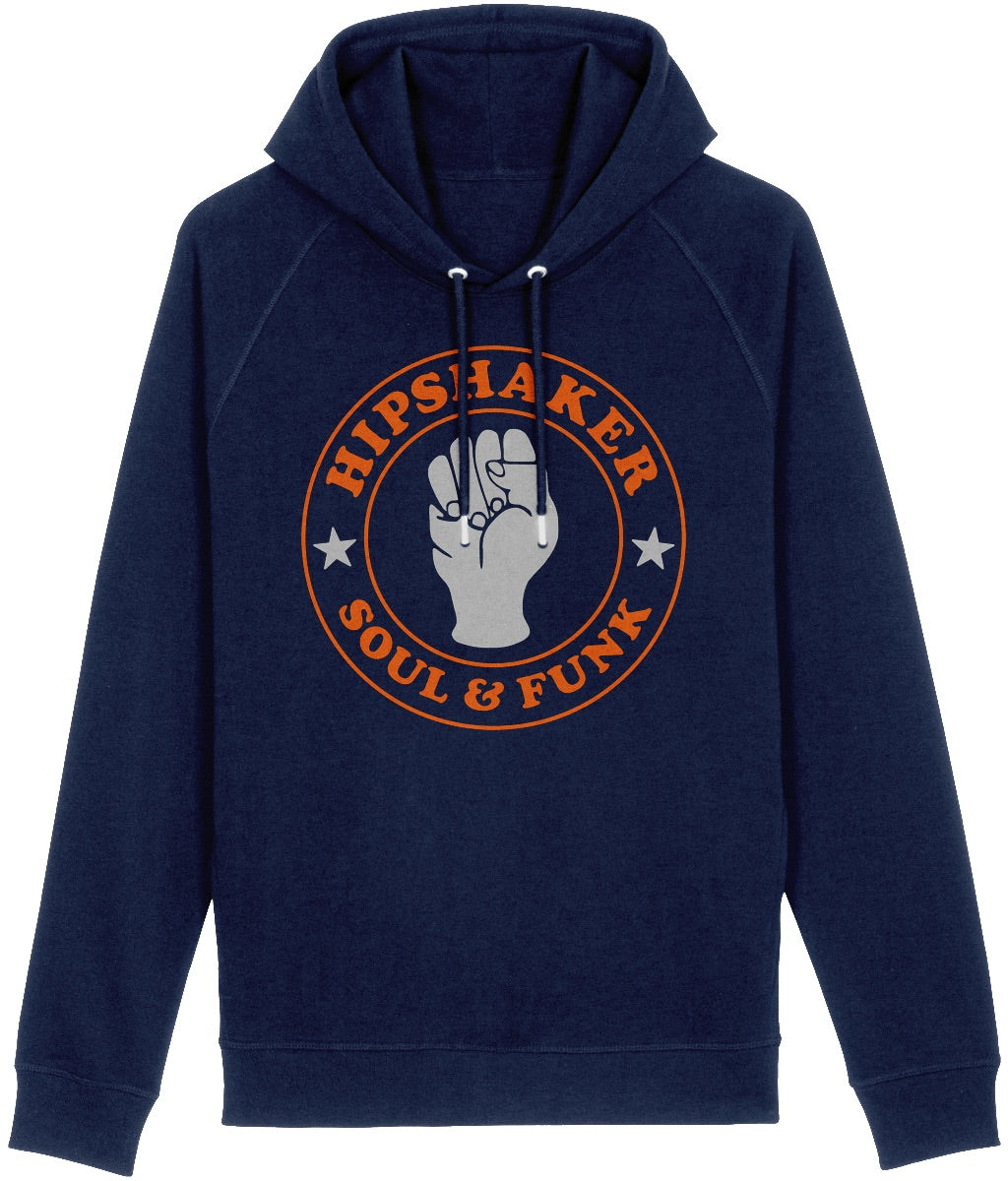 HIPSHAKER FIST: Navy Hoodie Official Merchandise of Hipshaker. Small to 3XL