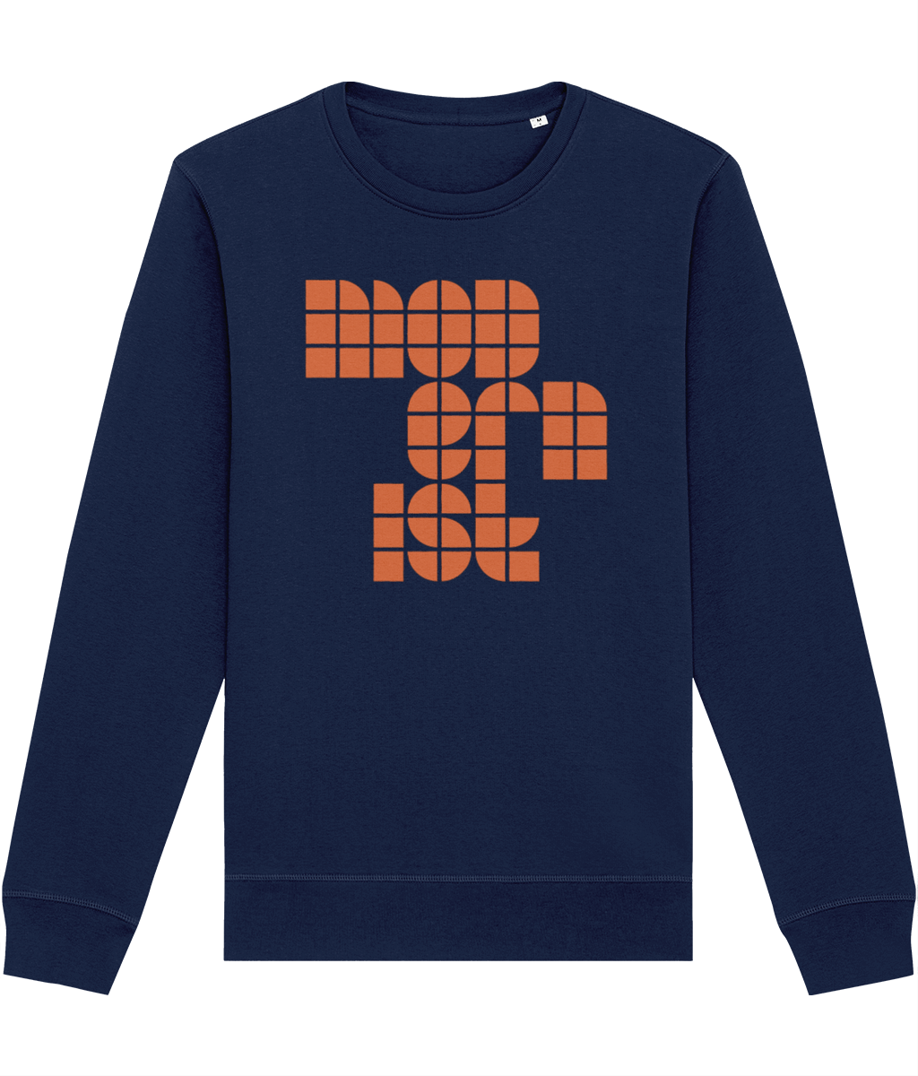 MODERNIST: Sweatshirt Orange Official Merchandise for Detail magazine (2 Colours)  Small to 4XL