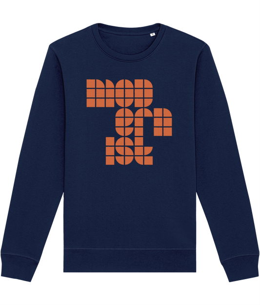 MODERNIST: Sweatshirt Orange Official Merchandise for Detail magazine (2 Colours)  Small to 4XL