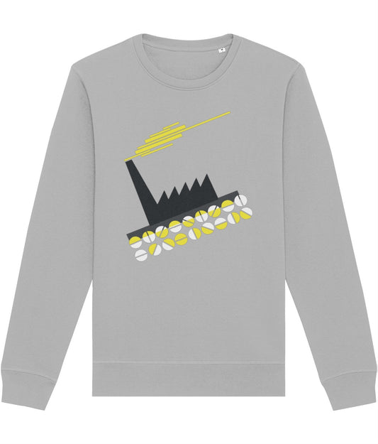 PILL FACTORY: Sweatshirt Inspired by New Order, Factory Record, Dance Culture (Small to 4XL)