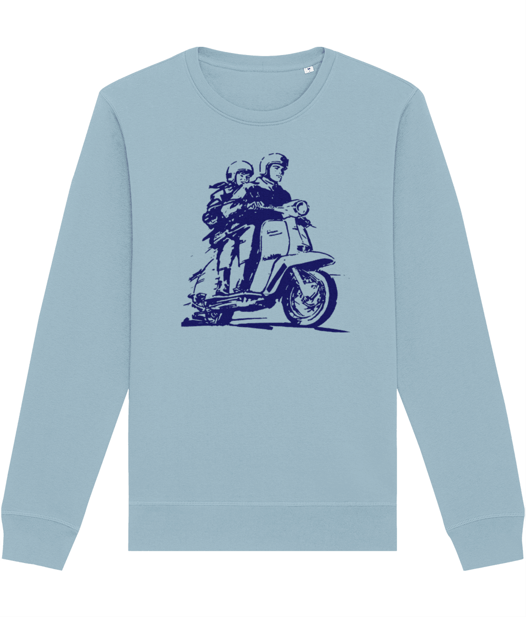 PACEMAKER: Sweatshirt Inspired by Classic Lambretta (3 Colour Options) - SOUND IS COLOUR