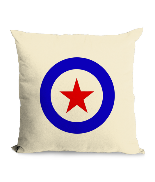 TARGET STAR : Throw Cushion Inspired by Mod and Pop-Art