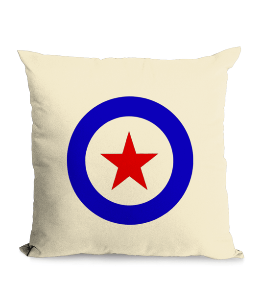 TARGET STAR : Throw Cushion Inspired by Mod and Pop-Art - SOUND IS COLOUR